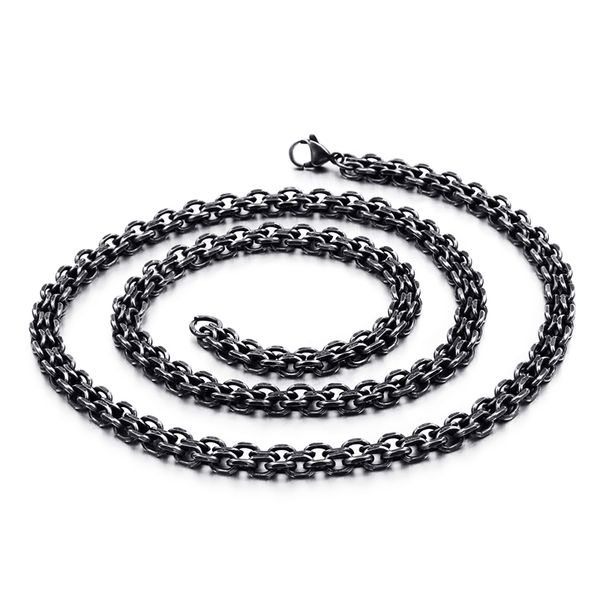 25.6'' 6mm wide xmas gifts holiday gifts stainless steel black cool rolo chain link chain necklace vintage jewelry for men, Silver
25.6'' 6mm wide xmas gifts holiday gifts stainless steel black cool rolo chain link chain necklace vintage jewelry for men, Silver