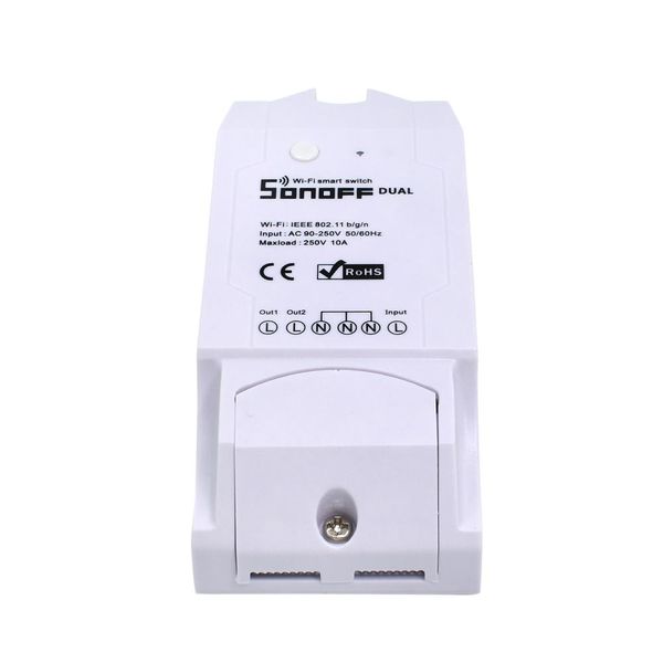 consumer electronics itead sonoff dual 2ch wifi switch 15a 3500w smart switch light remote timer wireless 2 gang works with google
consumer electronics itead sonoff dual 2ch wifi switch 15a 3500w smart switch light remote timer wireless 2 gang works with google