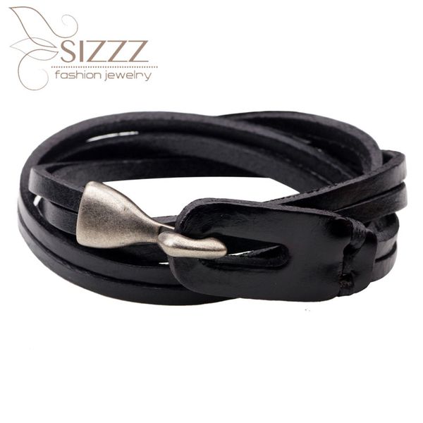 charm bracelets 2021 fashion leather men's multi-layer hook personality bracelet&bangles, Golden;silver
charm bracelets 2021 fashion leather men's multi-layer hook personality bracelet&bangles, Golden;silver