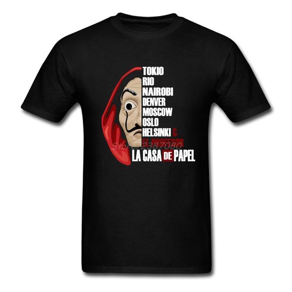 money heist la cas t shirt xxxl custom short sleeve clothes fashion selling o-neck cotton t shirts
money heist la cas t shirt xxxl custom short sleeve clothes fashion selling o-neck cotton t shirts