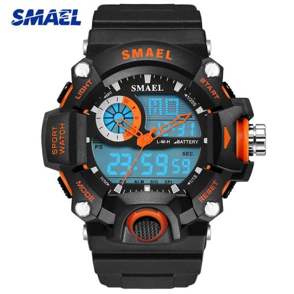 wristwatches smael watch men fashion sport quartz clock men's watches led digital mens wristwatch relogio masculino, Slivery;brown
wristwatches smael watch men fashion sport quartz clock men's watches led digital mens wristwatch relogio masculino, Slivery;brown