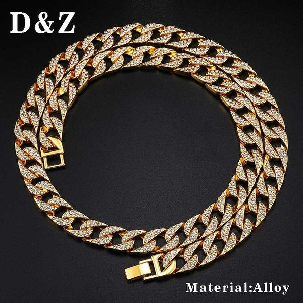d&z 18-30 inch iced out bling cubic zircon cuban link chain necklace for men charm miami chain hip hop jewelry, Silver
d&z 18-30 inch iced out bling cubic zircon cuban link chain necklace for men charm miami chain hip hop jewelry, Silver