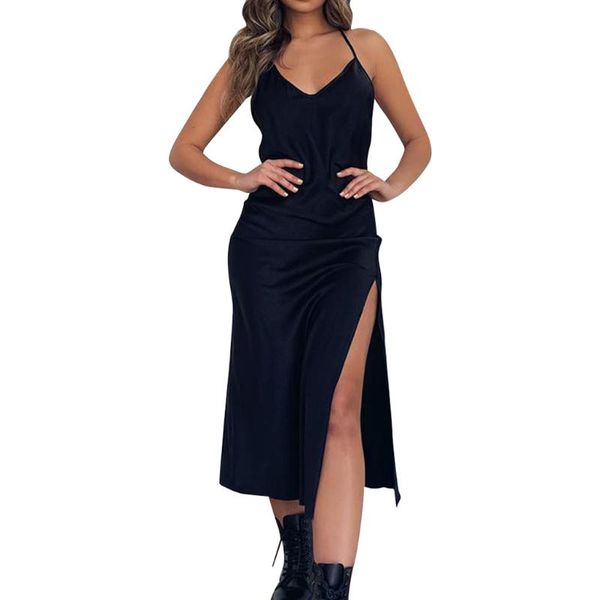 women's swimwear sagace fashion dress women summer v-neck halter backless open fork beach casual strap hollow out female, White;black
women's swimwear sagace fashion dress women summer v-neck halter backless open fork beach casual strap hollow out female, White;black