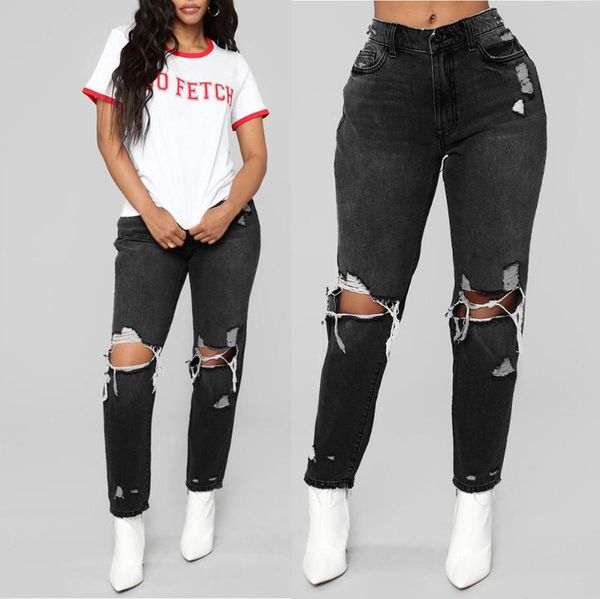 women's jeans woman high waist 2021 fashion denim hole female stretch slim pencil pants 9.18, Blue
women's jeans woman high waist 2021 fashion denim hole female stretch slim pencil pants 9.18, Blue