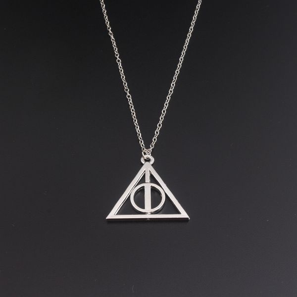 sg movie hp deathly hallows wizard necklace can be rotated gregory's fiduciary triangle men lady necklaces pendants, Silver
sg movie hp deathly hallows wizard necklace can be rotated gregory's fiduciary triangle men lady necklaces pendants, Silver