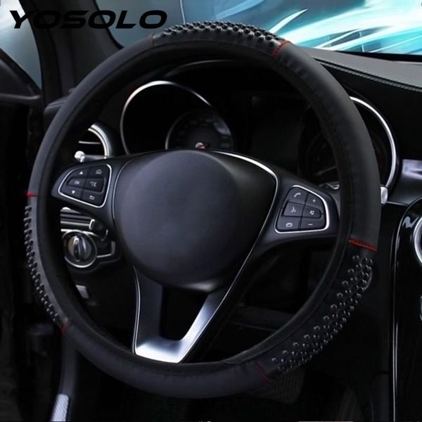 yosolo anti slip car steering wheel cover 37-38cm soft car-styling pu leather steering covers universal auto accessories
yosolo anti slip car steering wheel cover 37-38cm soft car-styling pu leather steering covers universal auto accessories