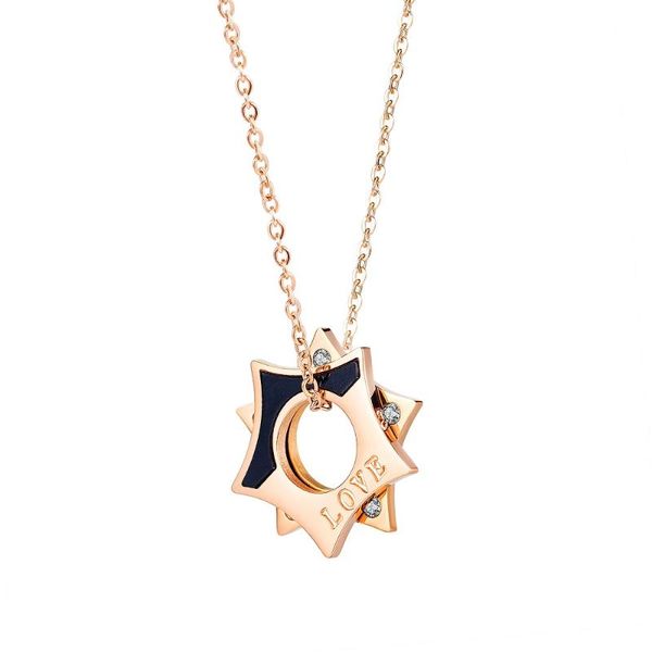 new arrival fashion star zircon pendant necklace titanium steel jewelry woman birthday gift not fade drop shipping, Silver
new arrival fashion star zircon pendant necklace titanium steel jewelry woman birthday gift not fade drop shipping, Silver