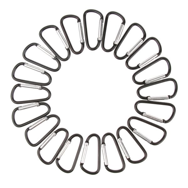 multi-function 5.2mm 20pcs aluminum carabiners d shape buckle pack key chain clip spring
multi-function 5.2mm 20pcs aluminum carabiners d shape buckle pack key chain clip spring