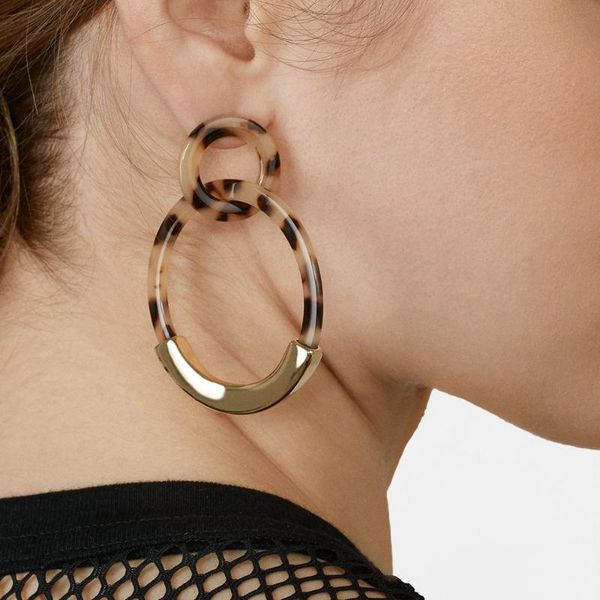 leopard print acrylic round earring fashion charm gold big circle statement acetate dangle earring for women hanging jewelry, Silver
leopard print acrylic round earring fashion charm gold big circle statement acetate dangle earring for women hanging jewelry, Silver