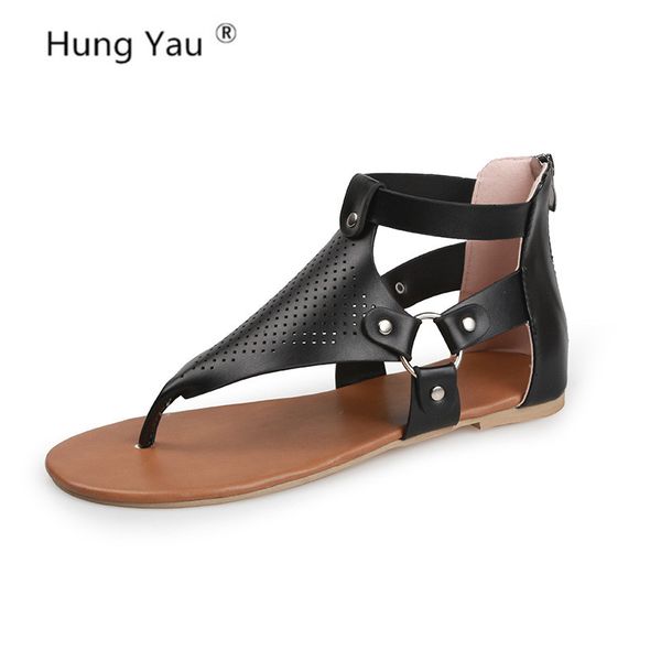 women sandals flat summer shoes woman ankle buckle flip flops black soft leather breathable hollow sandal women plus size 35-43
women sandals flat summer shoes woman ankle buckle flip flops black soft leather breathable hollow sandal women plus size 35-43