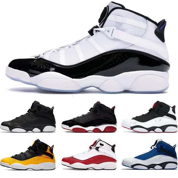 6 6s six rings mens basketball shoes bred concord matte silver taxi white university red men trainers sports sneakers size 40-47
6 6s six rings mens basketball shoes bred concord matte silver taxi white university red men trainers sports sneakers size 40-47