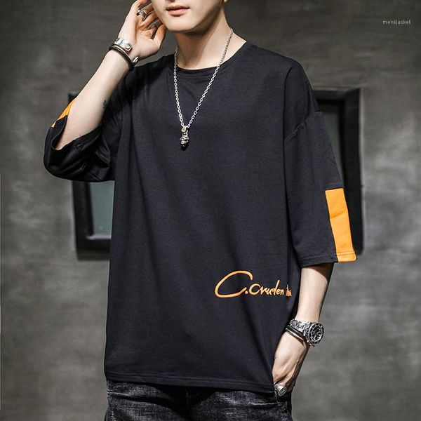 long sleeve tshirt crew neck loose casual youth tees male designer clothes spring mens letter print, White;black
long sleeve tshirt crew neck loose casual youth tees male designer clothes spring mens letter print, White;black