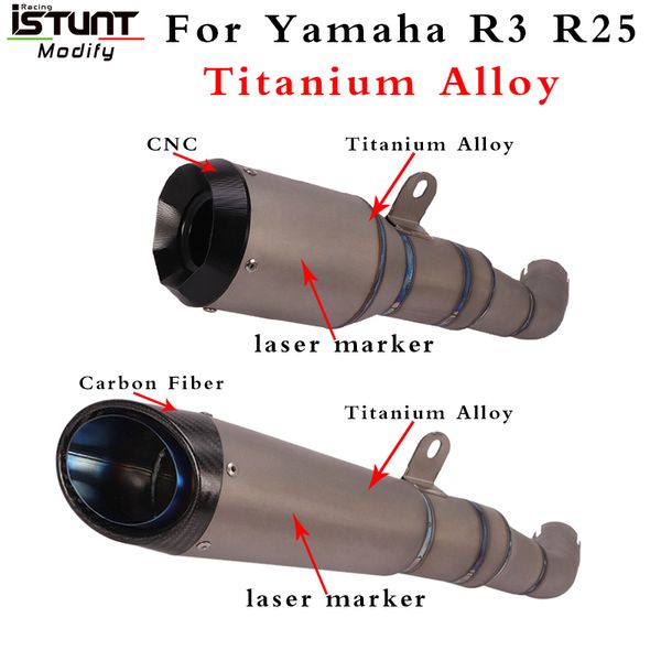 motorcycle exhaust modified titanium alloy middle connect mid link pipe muffler escape moto for r3 r25 slip on exhaust
motorcycle exhaust modified titanium alloy middle connect mid link pipe muffler escape moto for r3 r25 slip on exhaust