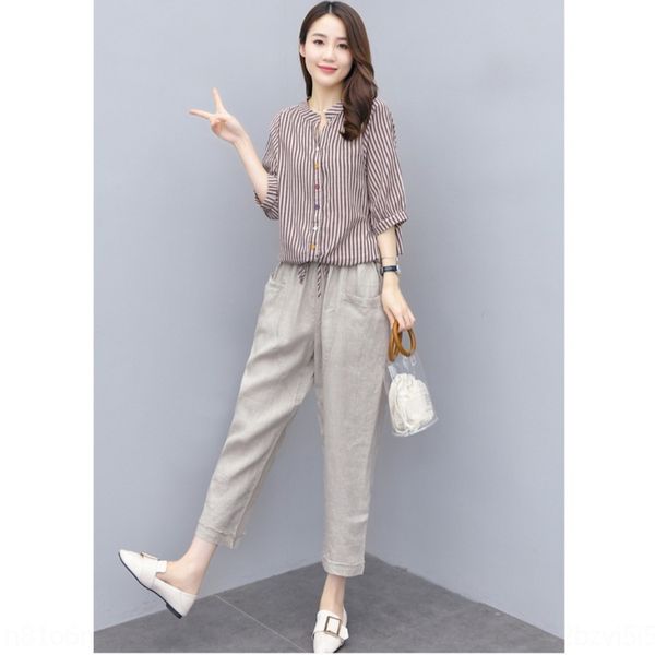 women's cotton and suit 2020 summer new women's korean style striped trouserscotton and linen trousersankle-length pants linen two, Gray
women's cotton and suit 2020 summer new women's korean style striped trouserscotton and linen trousersankle-length pants linen two, Gray