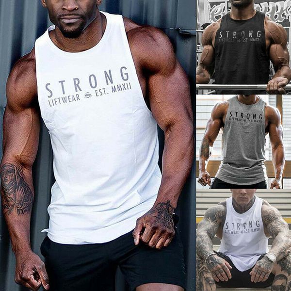 men' tank summer autumn fashion mens fitness activewear bodybuilding muscle tee vests men casual, White;black
men' tank summer autumn fashion mens fitness activewear bodybuilding muscle tee vests men casual, White;black