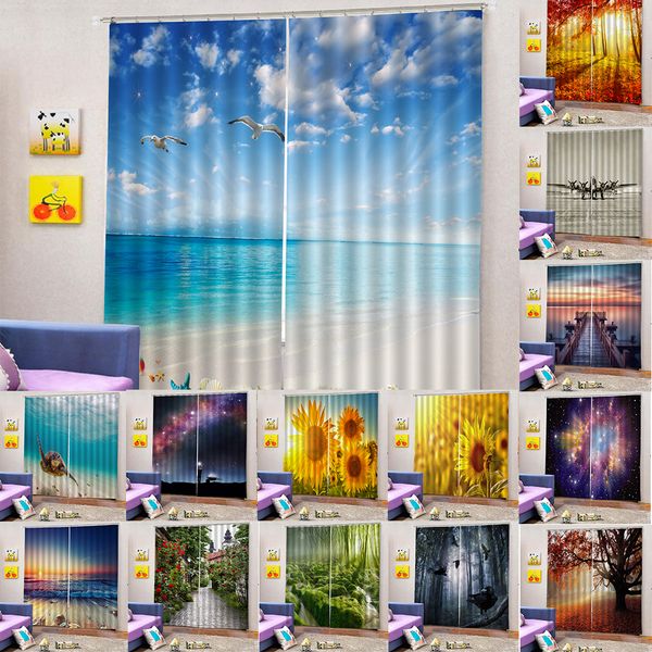 practical window treatment decorative polyester scenery 3d printing picture blackout curtain, 2 panels/set (59\"w x 65\"l
practical window treatment decorative polyester scenery 3d printing picture blackout curtain, 2 panels/set (59\"w x 65\"l
