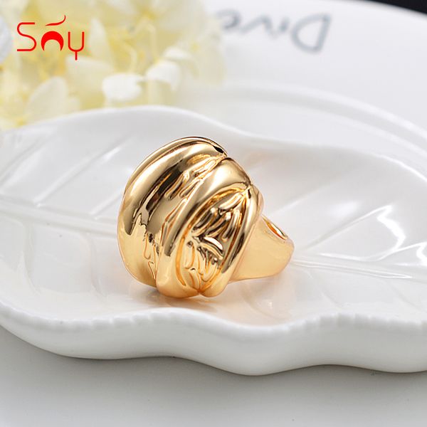 sunny jewelry big ring 2020 new design copper ring jewelry for women bridal for party gift wedding, Golden;silver
sunny jewelry big ring 2020 new design copper ring jewelry for women bridal for party gift wedding, Golden;silver