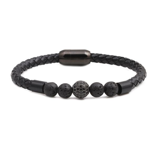 essential oil aroma beaded natural volcanic stone bangles micro inlaid zircon cz drill ball hand-woven leather bracelet for men, Golden;silver
essential oil aroma beaded natural volcanic stone bangles micro inlaid zircon cz drill ball hand-woven leather bracelet for men, Golden;silver