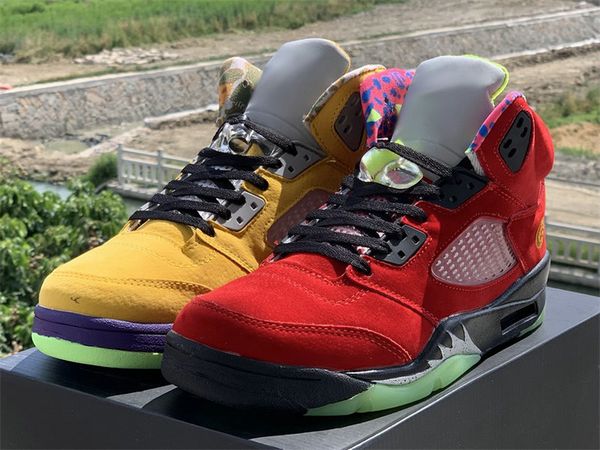 2020 new jumpman 5 what the mandarin duck mens basketball shoes varsity maize ghost green solar orange 5s athletic sports sneakers size 13, White;red
2020 new jumpman 5 what the mandarin duck mens basketball shoes varsity maize ghost green solar orange 5s athletic sports sneakers size 13, White;red