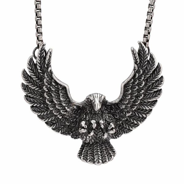 chains ijd2556 classic metal eagle pendant engraevd memorial souvenir necklace jewelry, Silver
chains ijd2556 classic metal eagle pendant engraevd memorial souvenir necklace jewelry, Silver
