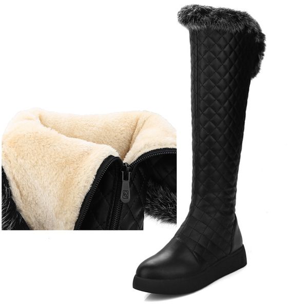 марка теплый меховой снег boots женщины 2020 зимняя мода плюшевые водонепроницаемый сапоги плоский каблуки knee high black white женская обу
марка теплый меховой снег boots женщины 2020 зимняя мода плюшевые водонепроницаемый сапоги плоский каблуки knee high black white женская обу