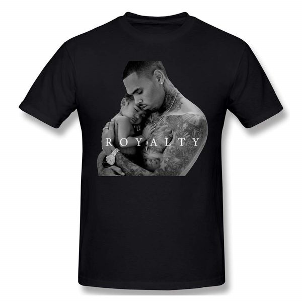 coojjee mens funny chris brown royalty short-sleeve generic t-shirt o-neck