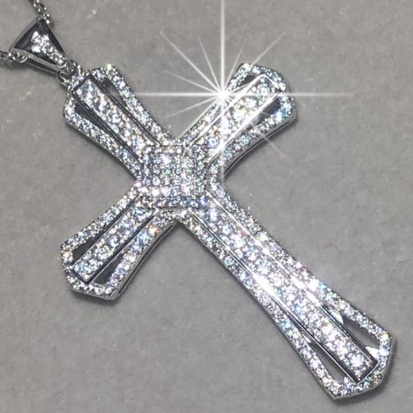 chains 925 silver exquisite bible jesus cross pendant necklace women men fine jewelry crucifix charm simulated diamond platinum
chains 925 silver exquisite bible jesus cross pendant necklace women men fine jewelry crucifix charm simulated diamond platinum