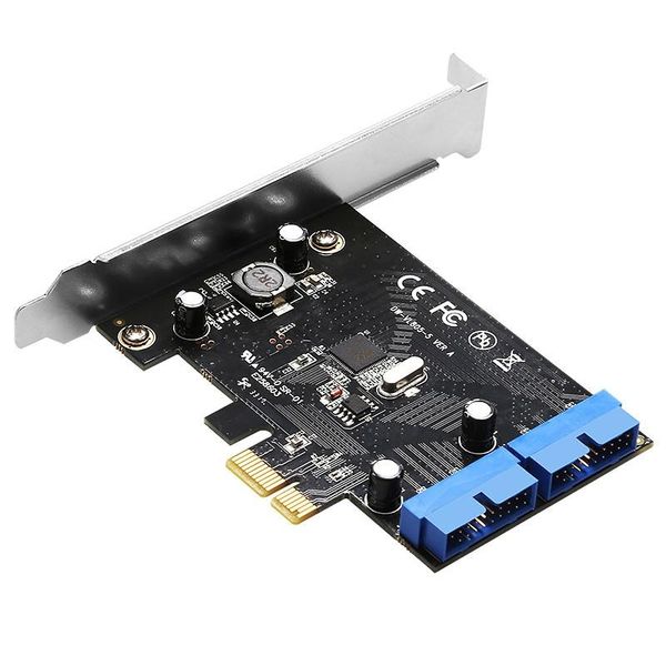 super speed pci express to dual 20 pin usb 3.0 controller card pci-e x1 to 2 ports usb 3.0 header with low profile bracket
super speed pci express to dual 20 pin usb 3.0 controller card pci-e x1 to 2 ports usb 3.0 header with low profile bracket