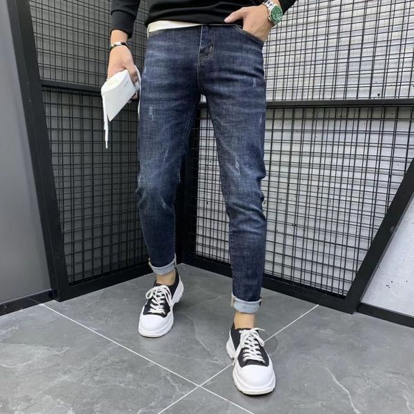 ws8388 fashion men's jeans 2020 runway european design party style men's clothing, Blue
ws8388 fashion men's jeans 2020 runway european design party style men's clothing, Blue