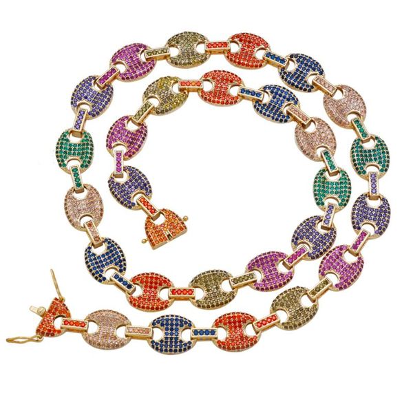 lureen hip hop multicolor coffee bean iced out necklaces cz pig nose rhinestone charm link chains for women men jewelry gift, Silver
lureen hip hop multicolor coffee bean iced out necklaces cz pig nose rhinestone charm link chains for women men jewelry gift, Silver