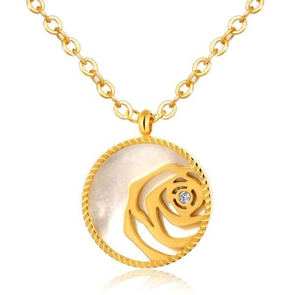 fashion rose flower pendant necklace round white shell charm necklace for women men fashion jewelry gift, Silver
fashion rose flower pendant necklace round white shell charm necklace for women men fashion jewelry gift, Silver