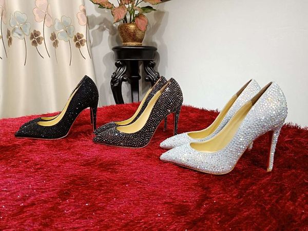c stilettos red soles fashionable full diamond series red soles high heels star size 39-42 high cm, Black
c stilettos red soles fashionable full diamond series red soles high heels star size 39-42 high cm, Black