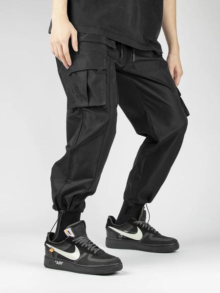 men's pants autumn multiple pockets cargo men fashion brand hip hop jogger trousers bodybuilding fitness mens outdoor sweatpants, Black
men's pants autumn multiple pockets cargo men fashion brand hip hop jogger trousers bodybuilding fitness mens outdoor sweatpants, Black