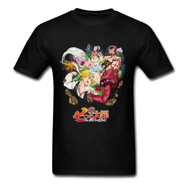 The Seven Deadly Sins Nanatsu No Taizai Camisetas Fashion Men s Tees Shirts Short Sleeved Pure Cotton O-neck T-shirt For Male
The Seven Deadly Sins Nanatsu No Taizai Camisetas Fashion Men s Tees Shirts Short Sleeved Pure Cotton O-neck T-shirt For Male
