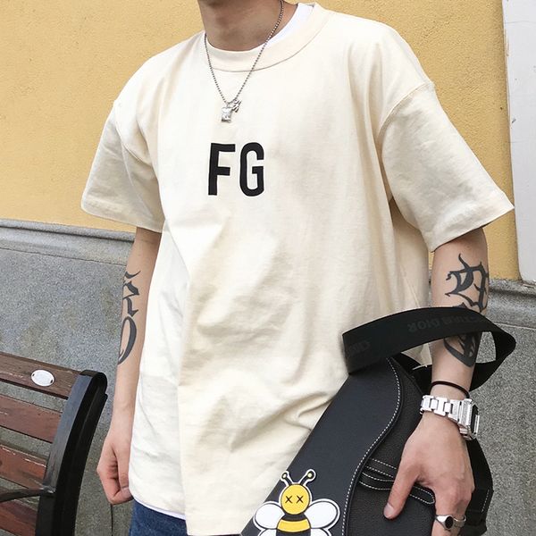 fashion experience fear of god fog season 6 main line rich fg men and women short sleeve hip-hop high street loose t-shirt fashion, White;black
fashion experience fear of god fog season 6 main line rich fg men and women short sleeve hip-hop high street loose t-shirt fashion, White;black