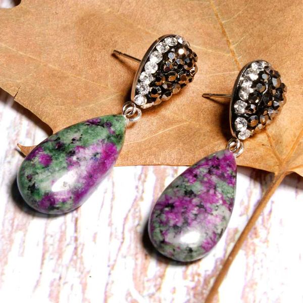 moon girl water drop big natural stone earrings for women fashion party rhinestone chic dangle aretes mother gift dropshipping, Silver
moon girl water drop big natural stone earrings for women fashion party rhinestone chic dangle aretes mother gift dropshipping, Silver