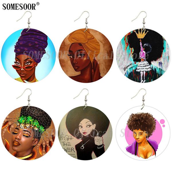 dangle & chandelier somesoor both sides printed afro queen african fabric style wooden drop earrings black girl angel ethnic jewelry for wom, Silver
dangle & chandelier somesoor both sides printed afro queen african fabric style wooden drop earrings black girl angel ethnic jewelry for wom, Silver