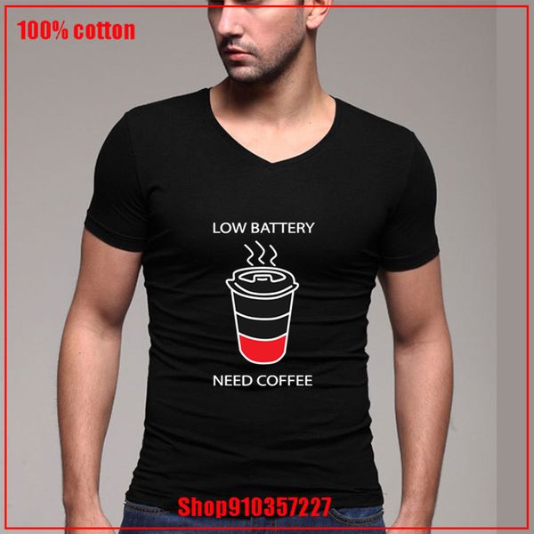 low battery need coffee v-neck streetwear teenage t shirt eu size 100% cotton short sleeve basic tee fashion 4xl 3xl
low battery need coffee v-neck streetwear teenage t shirt eu size 100% cotton short sleeve basic tee fashion 4xl 3xl