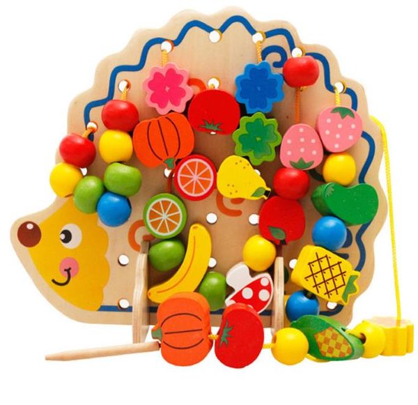 82pcs wooden fruits vegetables lacing stringing beads toys with hedgehog board montessori educational toy for kids children gift
82pcs wooden fruits vegetables lacing stringing beads toys with hedgehog board montessori educational toy for kids children gift