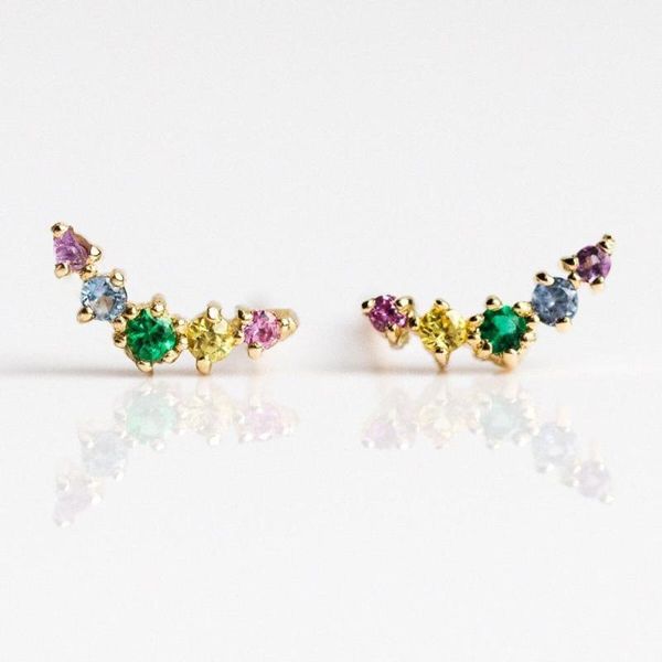 stud 2021 fashion small lovely 5 pcs colorful cz curved bar gold rainbow earring, Golden;silver
stud 2021 fashion small lovely 5 pcs colorful cz curved bar gold rainbow earring, Golden;silver