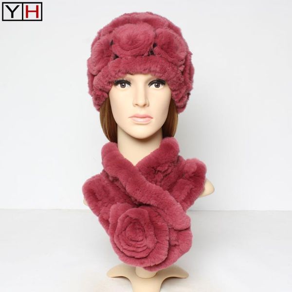2020 new winter flowers style 100%genuine rex fur scarf hat set lady soft warm knitted scarves natural fur mufflers caps, Blue;gray
2020 new winter flowers style 100%genuine rex fur scarf hat set lady soft warm knitted scarves natural fur mufflers caps, Blue;gray