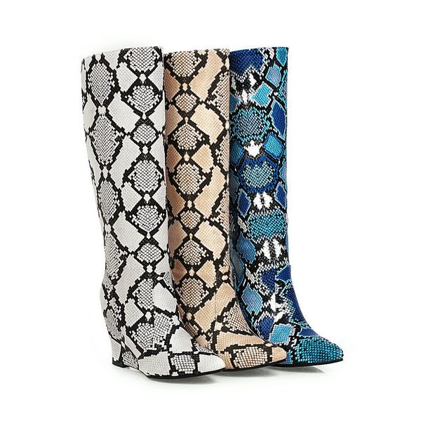 lady boots wedge shoes snake print zipper booties woman 2020 high heels platform winter footwear round toe ladies autumn, Black
lady boots wedge shoes snake print zipper booties woman 2020 high heels platform winter footwear round toe ladies autumn, Black