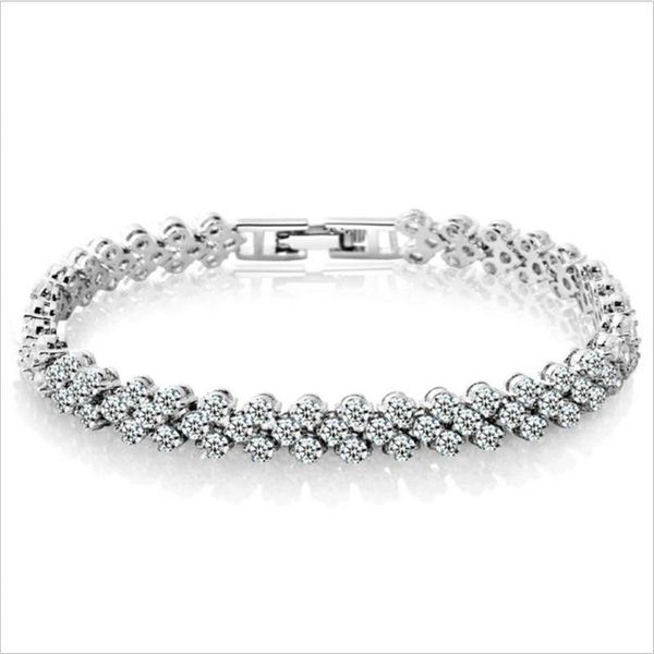 exquisite fashion bracelet roman zircon bracelet rose gold with crystal bangle shines delicate feminine jewelry, Black
exquisite fashion bracelet roman zircon bracelet rose gold with crystal bangle shines delicate feminine jewelry, Black
