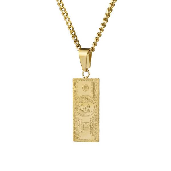 hip hop street dance us dollar vintage stainless steel letters joker gilding necklace men and women fashion jewelry, Silver
hip hop street dance us dollar vintage stainless steel letters joker gilding necklace men and women fashion jewelry, Silver