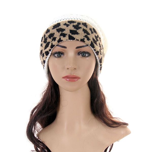 women winter warm chunky knit skull cap leopard cuffed stretchy baggy beanie hat n58f, Blue;gray
women winter warm chunky knit skull cap leopard cuffed stretchy baggy beanie hat n58f, Blue;gray
