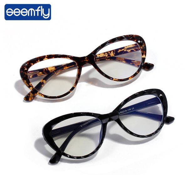 seemfly cat eye wave pattern glasses frame classic vintage anti-blue light spectacles frame men women anti-fatigue eyewear brand, Black
seemfly cat eye wave pattern glasses frame classic vintage anti-blue light spectacles frame men women anti-fatigue eyewear brand, Black