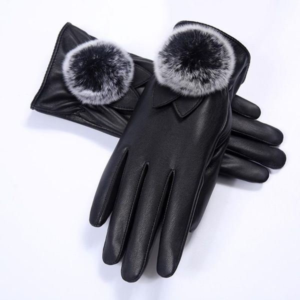 five fingers gloves fashion ladies touch screen waterproof plus velvet thickened rex fur ball leather, Blue;gray
five fingers gloves fashion ladies touch screen waterproof plus velvet thickened rex fur ball leather, Blue;gray