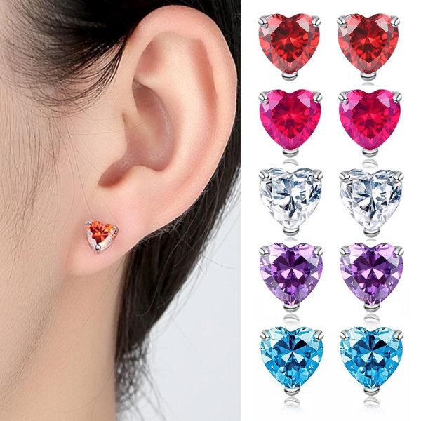 lover heart 3 crystal stud earrings for women cute lady girls earing silver color party daily fashion jewelry kae065, Golden;silver
lover heart 3 crystal stud earrings for women cute lady girls earing silver color party daily fashion jewelry kae065, Golden;silver
