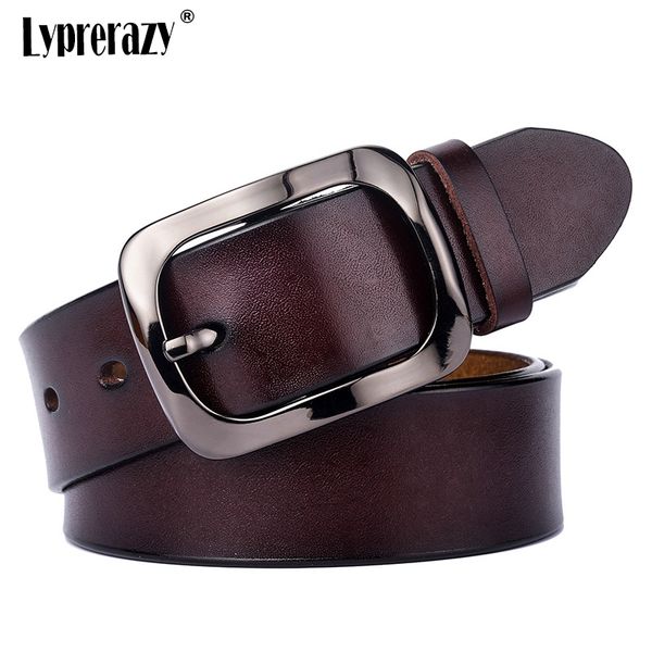 lyprerazy women's genuine leather fashion retro belt luxury ladies metal buckle belt for jeans, Black;brown
lyprerazy women's genuine leather fashion retro belt luxury ladies metal buckle belt for jeans, Black;brown