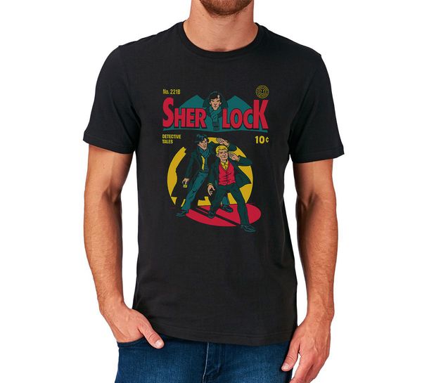sherlock holmes comic t shirt retro vintage new 2020 cotton short-sleeve t-shirt 100 % cotton tee shirt for men
sherlock holmes comic t shirt retro vintage new 2020 cotton short-sleeve t-shirt 100 % cotton tee shirt for men